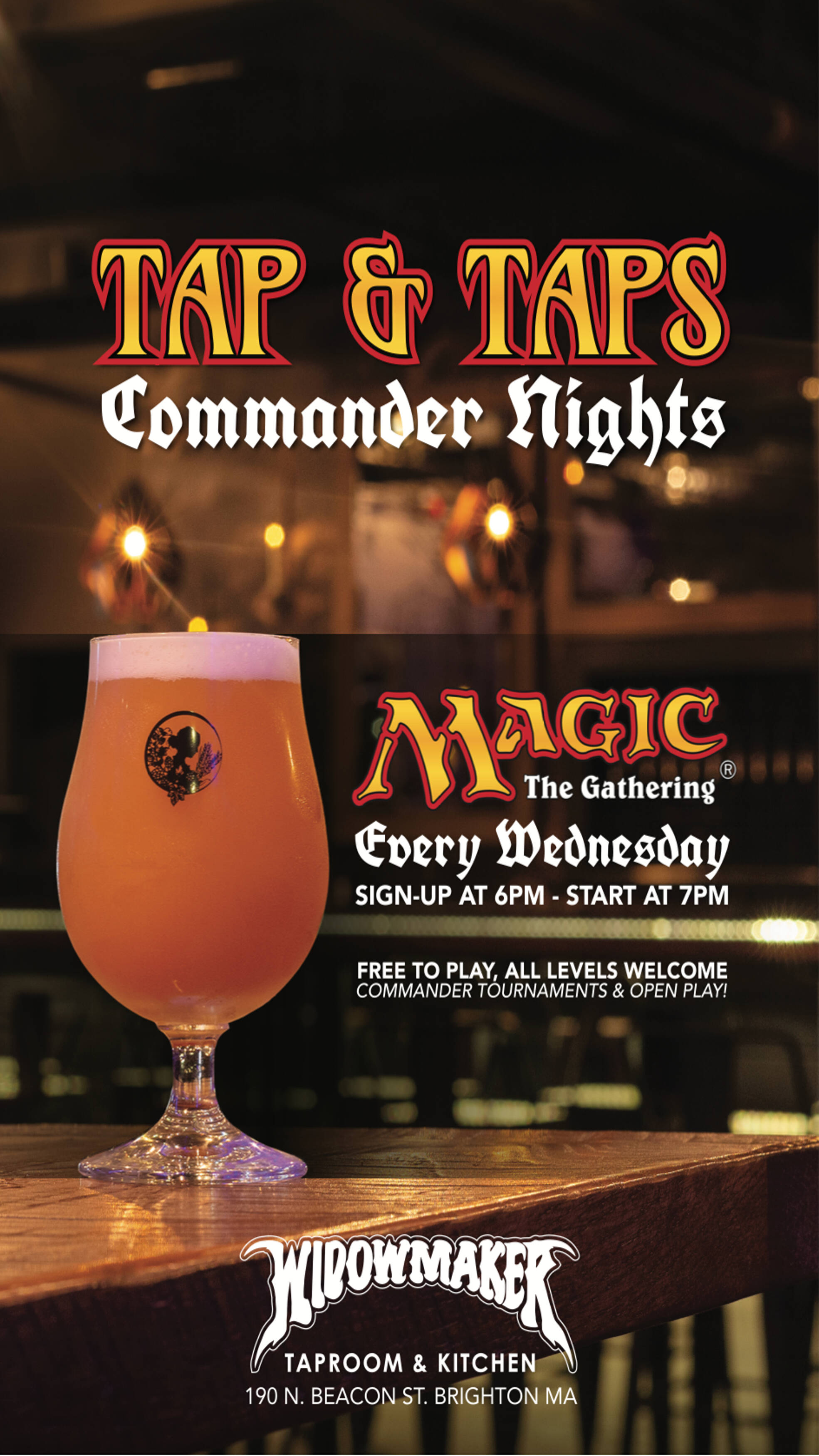 Brighton Events | Widowmaker Brewing Co.